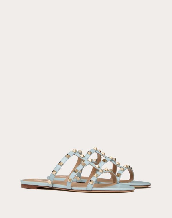 ROCKSTUD FLAT SLIDE SANDAL