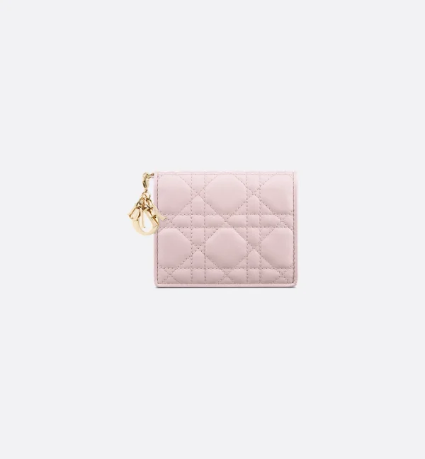 Mini Lady Dior Gardenia Wallet