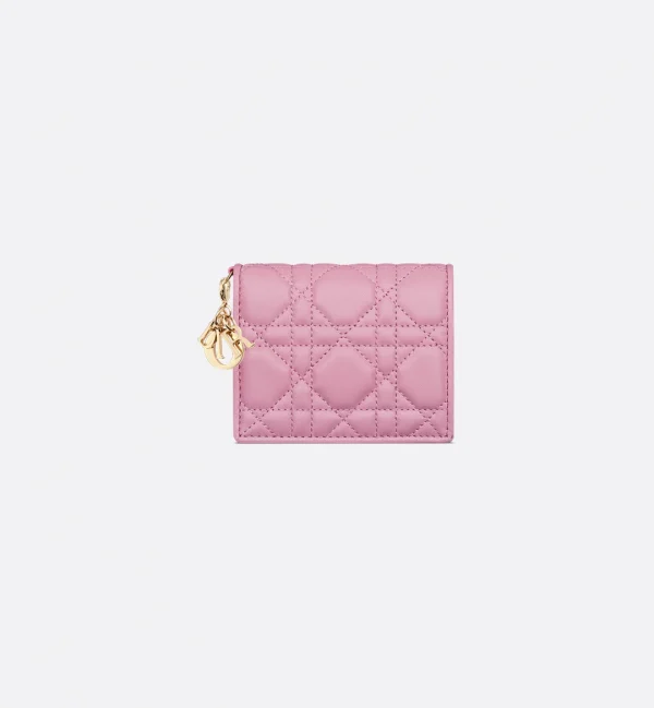 Mini Lady Dior Gardenia Wallet