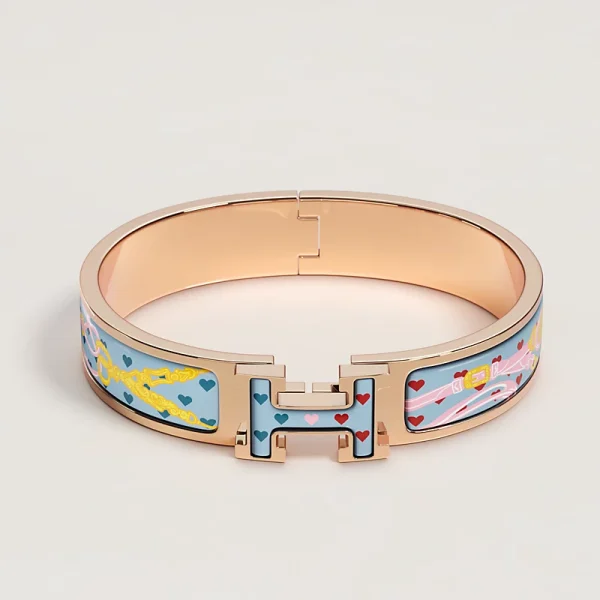 Clic H Love Heart Gorgeous Bridle Bracelet