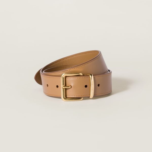 Leather belt