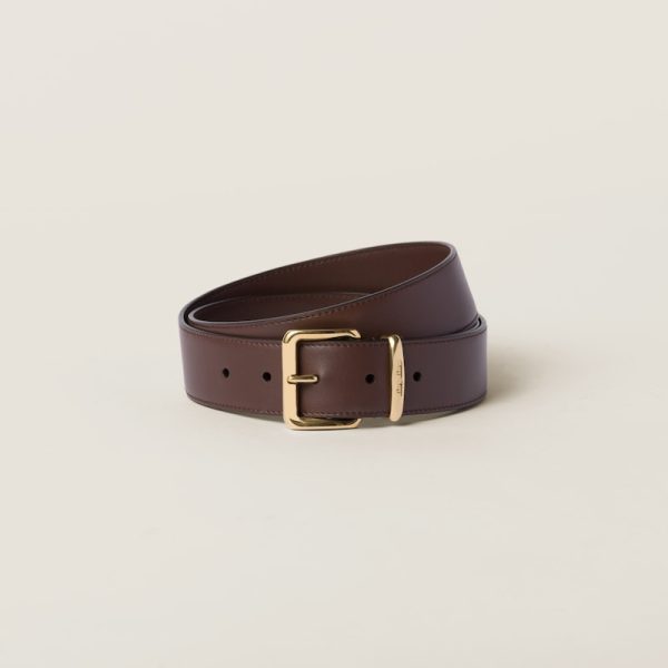 Leather belt
