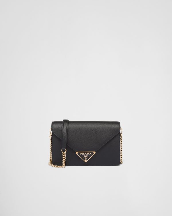 Saffiano Leather Shoulder Bag