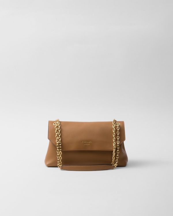 Prada Doux Medium Leather Shoulder Bag