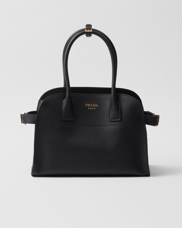 Prada Medium Leather Tote Bag