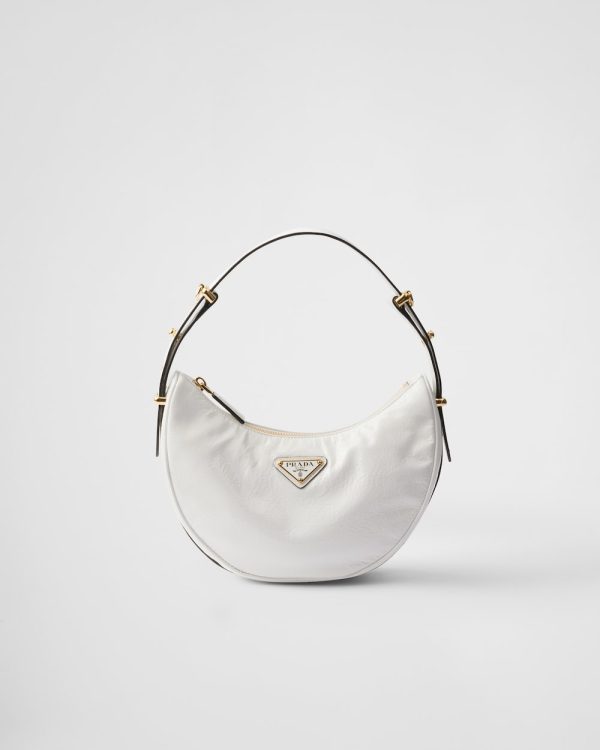 Prada Arqu?? Naplak Patent Leather Shoulder Bag