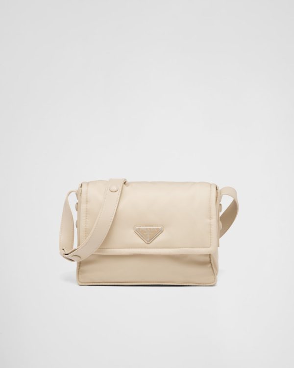 Small Padded Re-Nylon Shoulder Bag