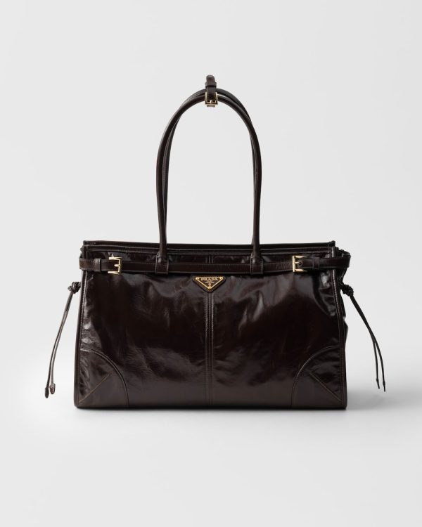 Prada Bonnie Large Leather Handbag