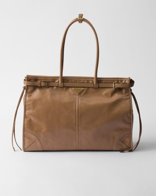 Prada Bonnie Extra Large Leather Handbag