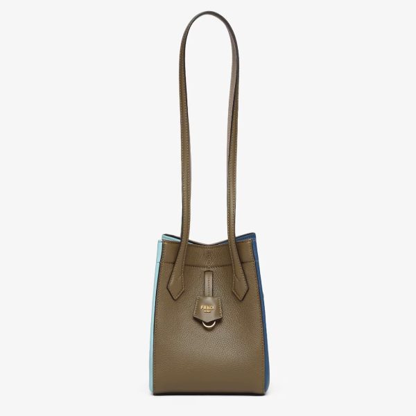 Fendi Origami Mini Multicolour Leather Mini Bag That Can Be Transformed