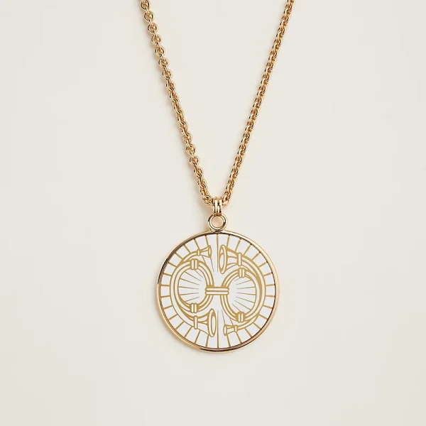 Medaille Bijou Deux Cors necklace, large