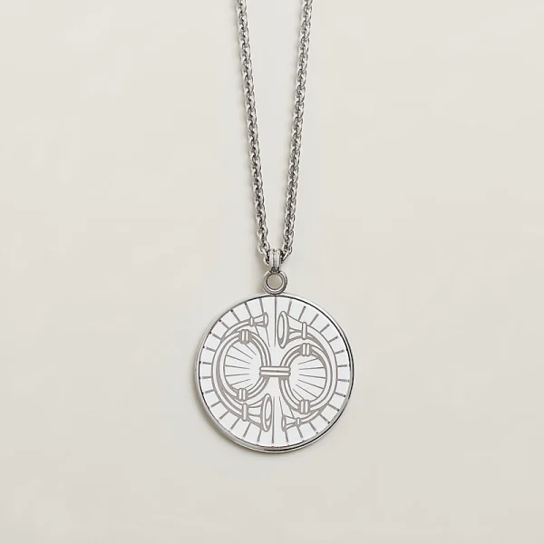 Medaille Bijou Deux Cors necklace, large