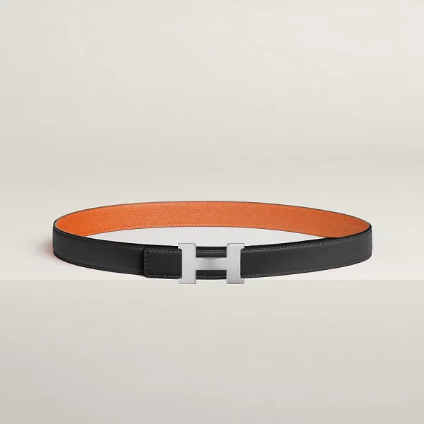 Mini Constance belt buckle & Reversible leather strap 24 mm