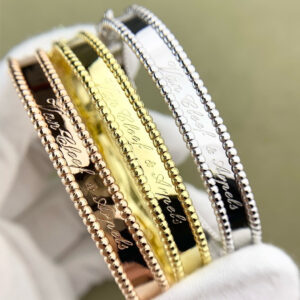 [Lucky Star]CLOVER BRACELET ENGRAVING SERIES