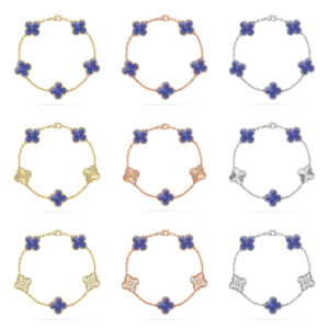 [Lucky Star] CLOVER 5 MOTIF BLUE VEINS BRACELET COLLECTION