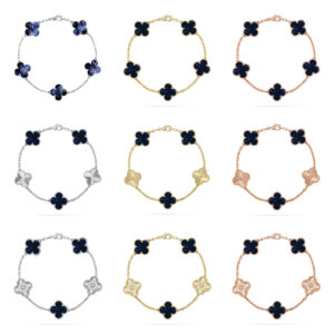[Lucky Star] CLOVER 5 MOTIF PIETERSITE BRACELET COLLECTION