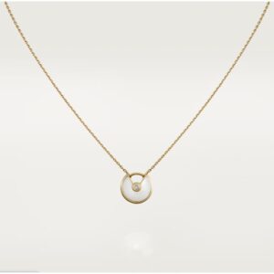[Lucky Star]AMULETTE ROSE GOLD MOP NECKLACE