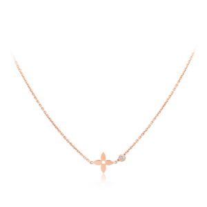 [Lucky Star]BLOSSOM PENDANT PINK GOLD AND DIAMOND