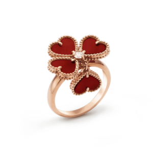 [Lucky Star]SWEET CLOVER CARNELIAN RING